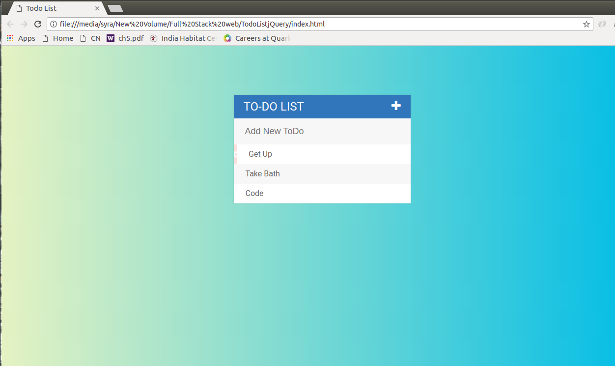 GitHub - gupta8868/To-Do: An application to maintain a todo list, where ...
