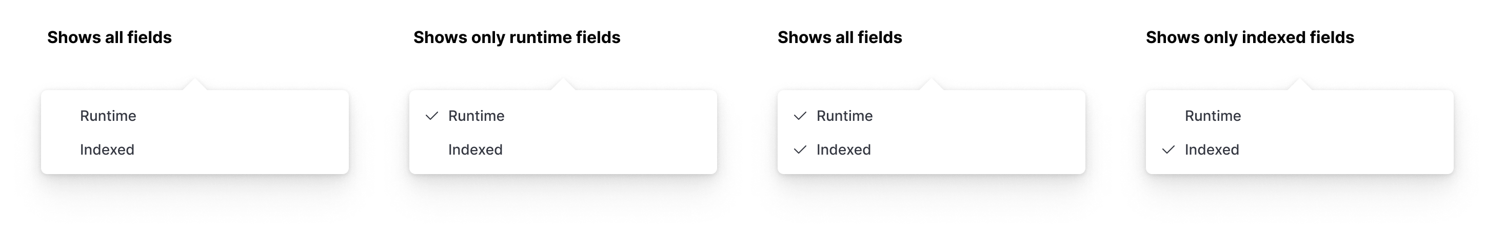 [Runtime Fields] UX: Allow filtering for runtime fields in Data view ...