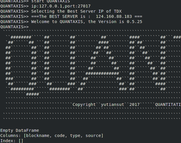 backtest.py 初始化失败 · Issue #366 · yutiansut/QUANTAXIS · GitHub