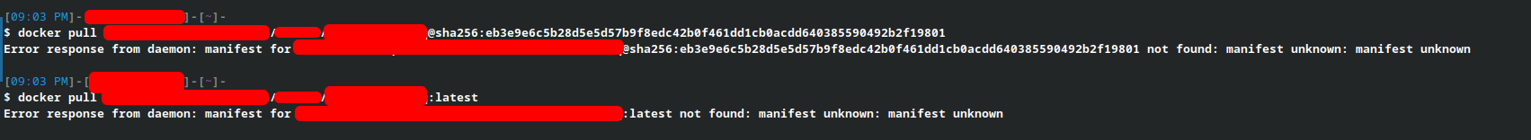 Unknown manifest - 404 - cant pull image after upgrade to 2.7.0 · Issue ...
