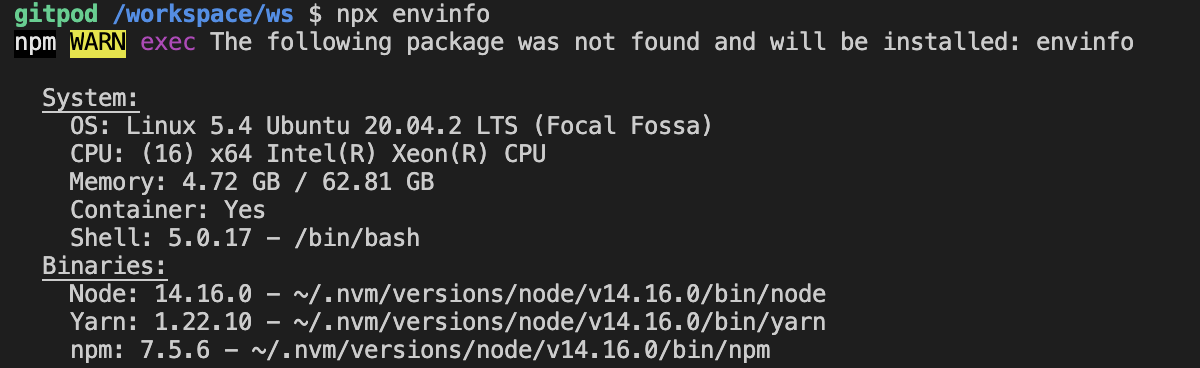 Update npm · Issue #363 · gitpod-io/workspace-images · GitHub