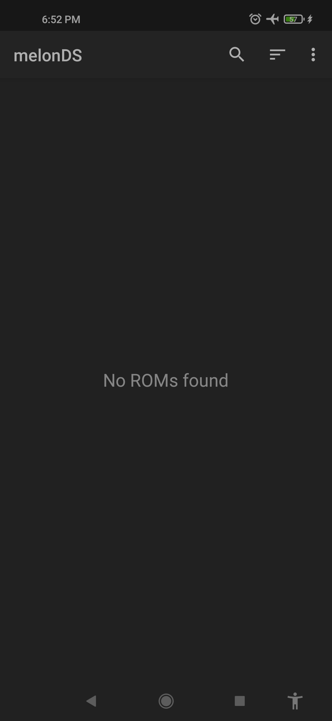 App crashes when scanning for roms and restarts itself after launching