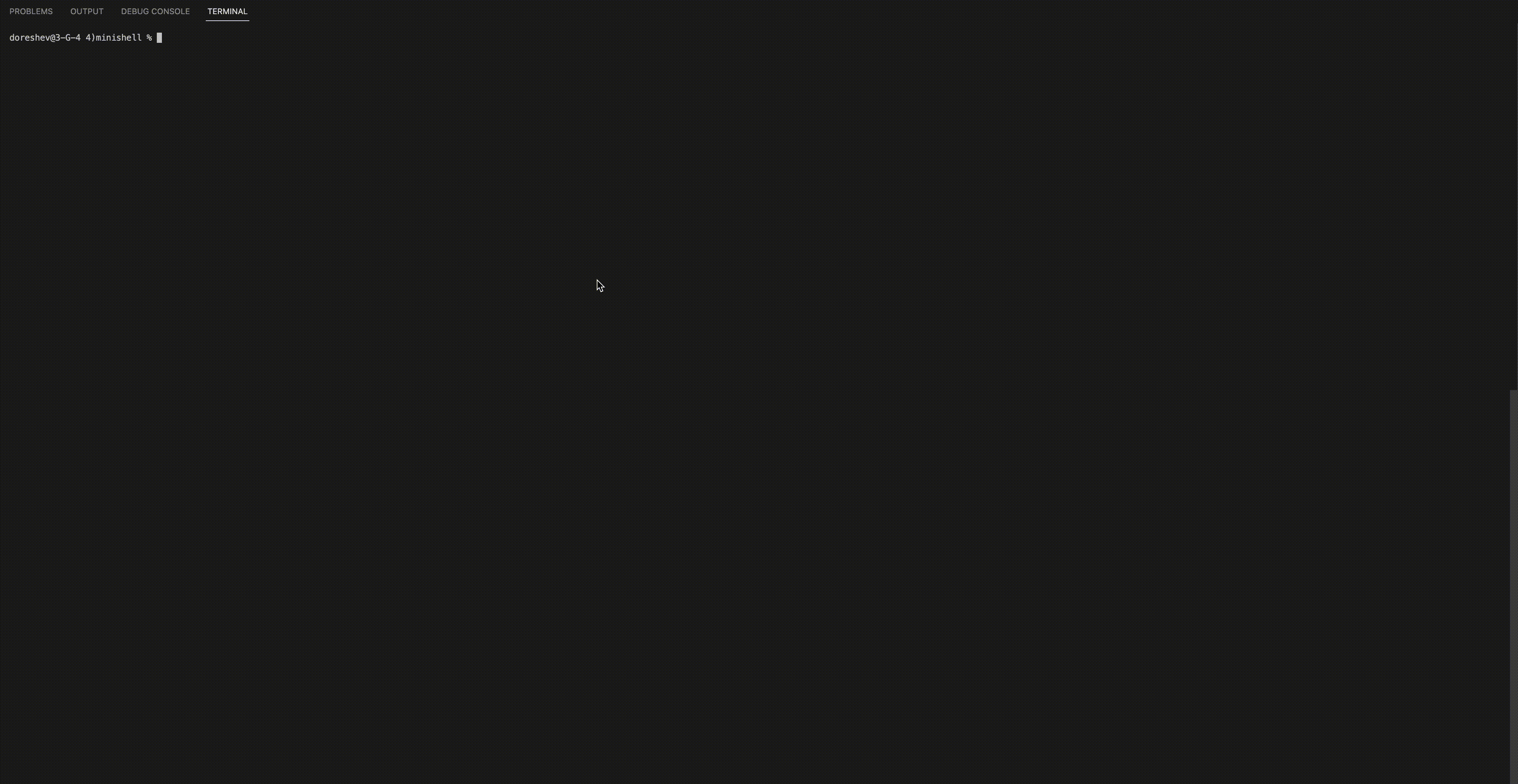 GitHub - doreshev/minishell: Implementation of the shell written on c