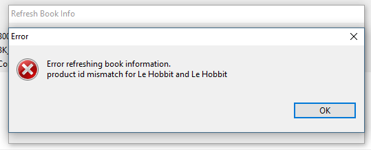 Refresh Error Message Refreshing info of a download book raises an error · Issue #74 ...