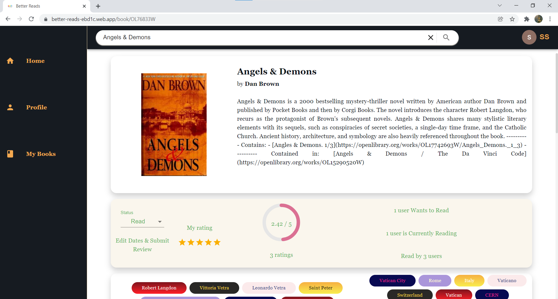 GitHub - siddartha999/better-reads: A social network for Bookworms!
