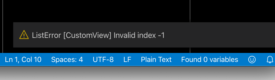 Empty custom view filter generates spurious error · Issue #89295 ...