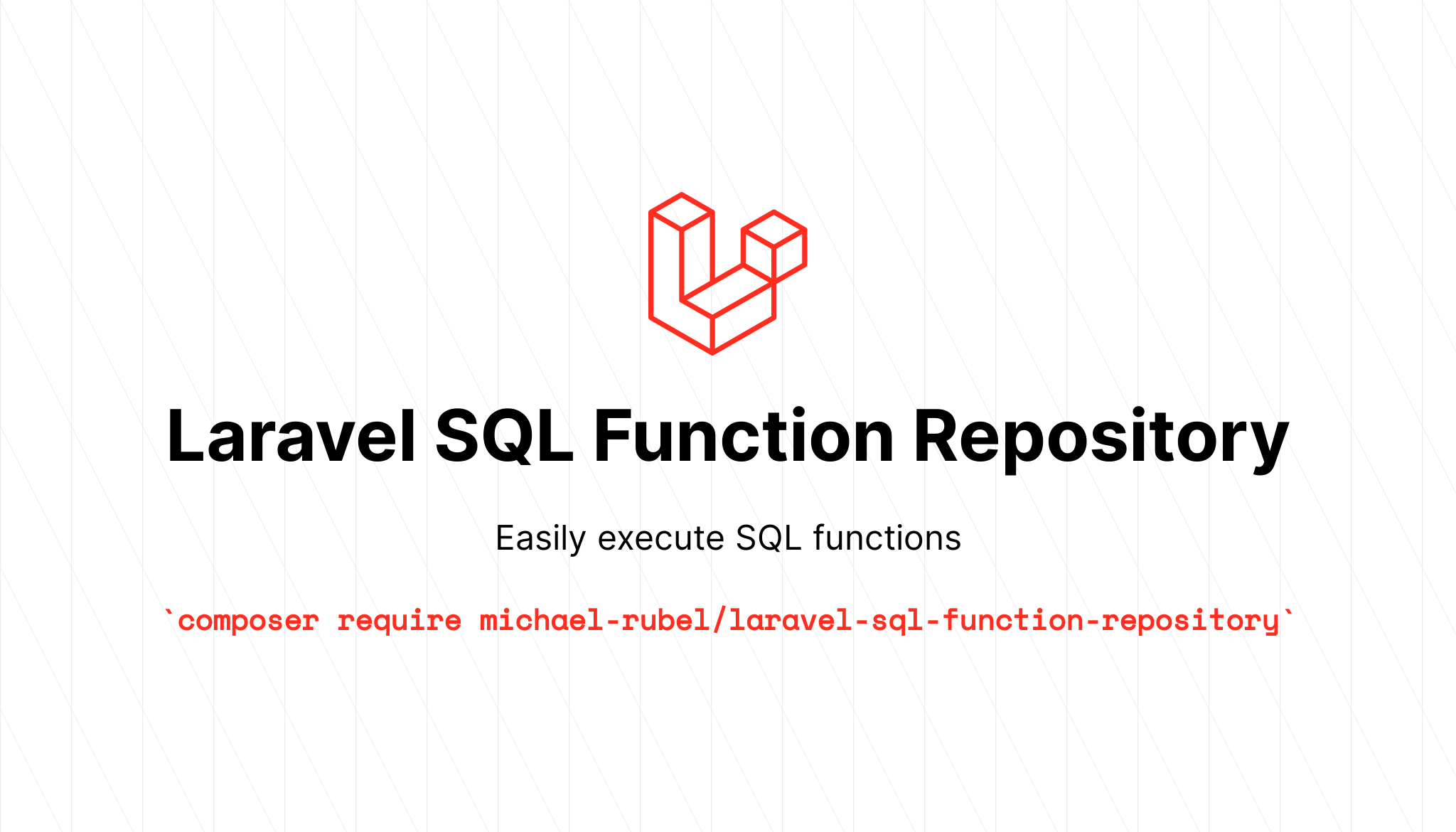 Laravel SQL Function Repository
