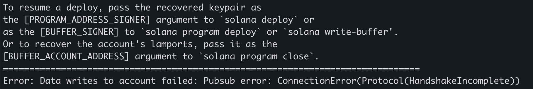 deploy program fail on devnet · Issue #19774 · solana-labs/solana · GitHub