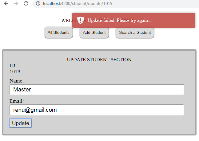 GitHub - bijayy/project-demo: The CRUD Operations on student record via ...