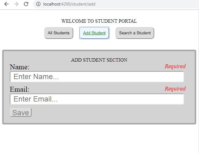 GitHub - bijayy/project-demo: The CRUD Operations on student record via ...