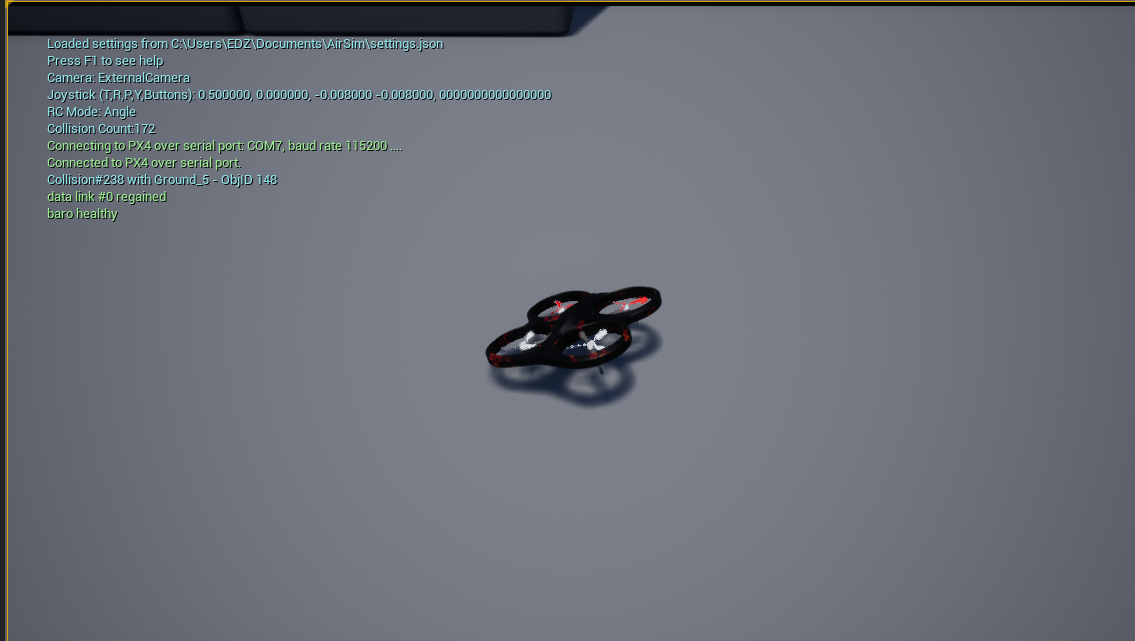 Why does the UAV always shift randomly after takeoff in hardwarein