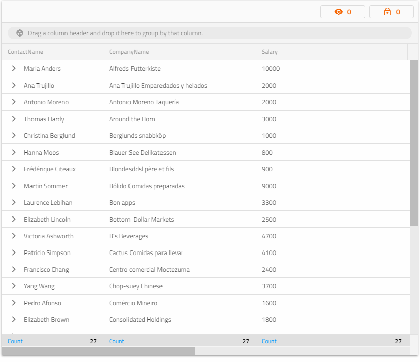 Cannot navigate correctly between detail view and grid summaries using ...
