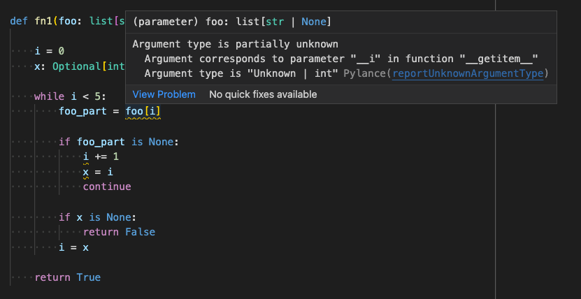 Strange inferred types with loops · Issue #3074 · microsoft/pyright ...