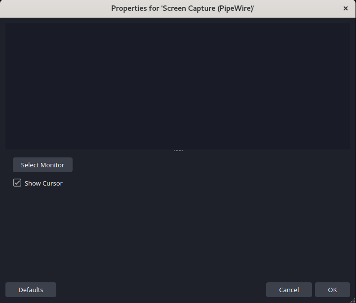 Pipewire screen recording not working · Issue 8103 · obsproject/obs