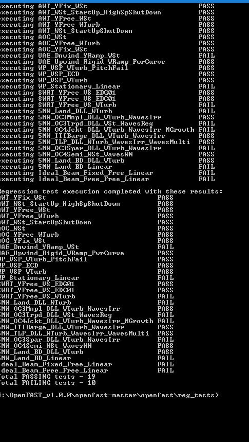 Regression Test with Visual Studio · Issue #335 · OpenFAST/openfast ...