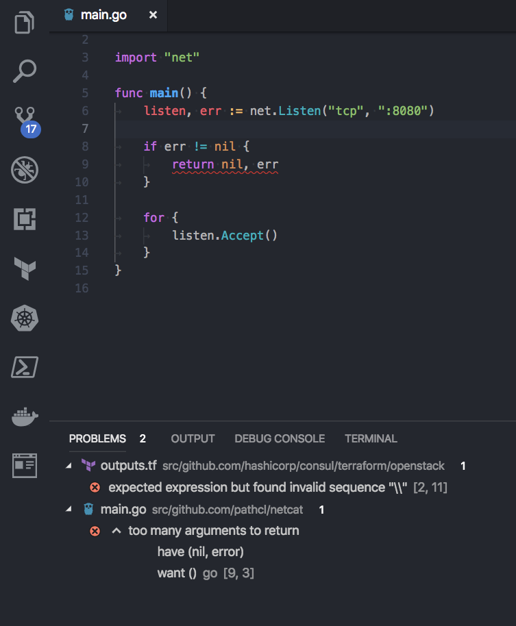 iferr snippet in go creates problems · Issue #68795 · microsoft/vscode ...