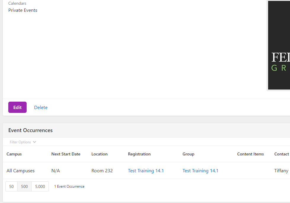 Event Wizard creates N/A on Calendar Occurrence - Alpha 14.1 · Issue ...