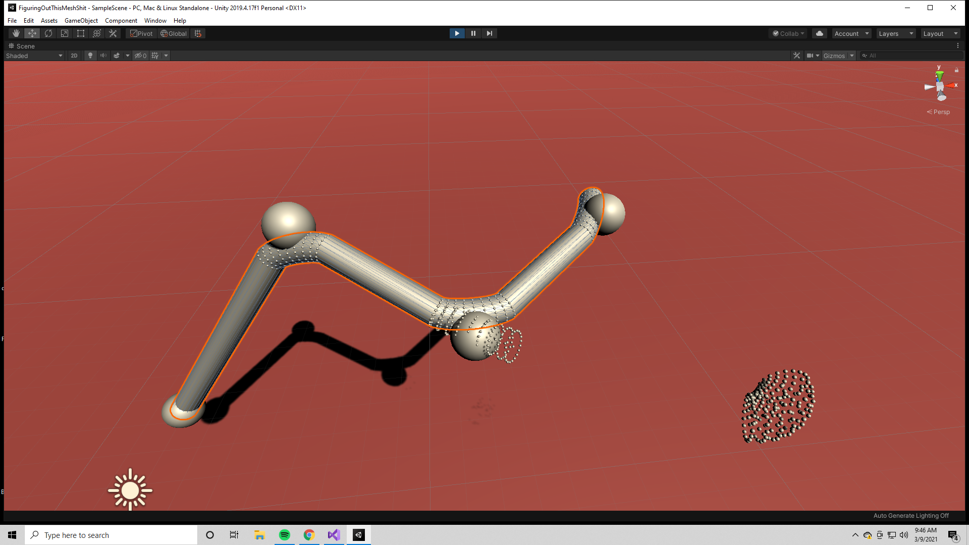 GitHub - NoahYB/MeshExtruderForUnity: Extrudes a cylindrical mesh along ...
