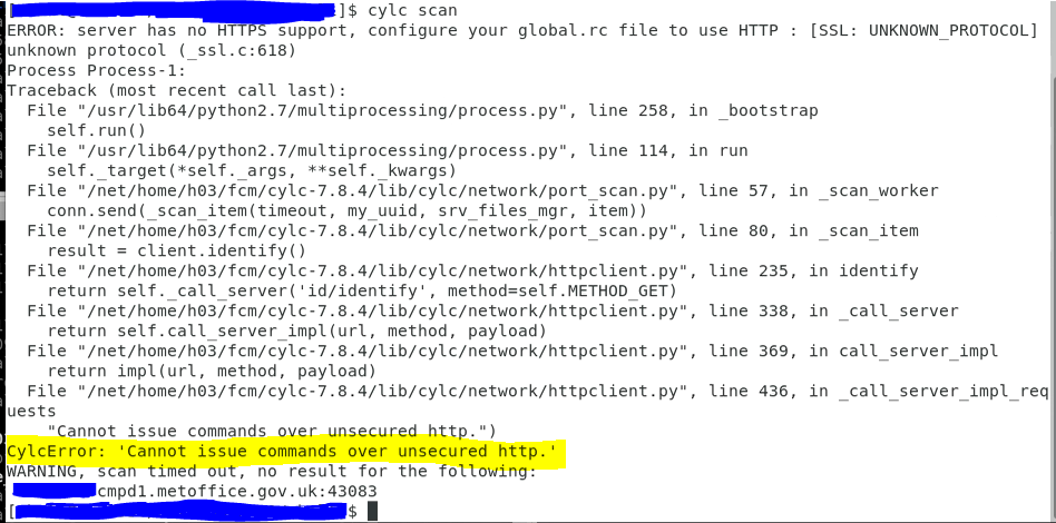 Cylc8SuiteRunningInCylc7ScanError