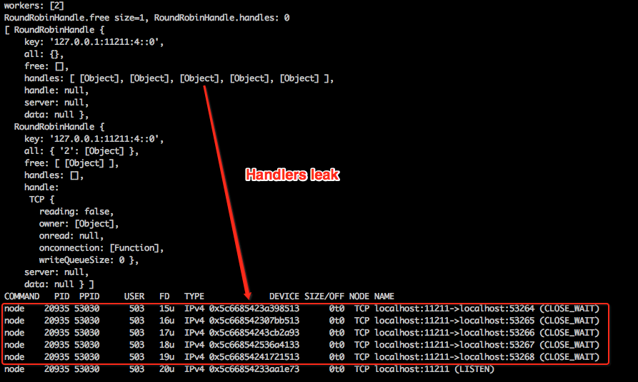Handle leak when all workers shut down and then restart · Issue #21746 ...