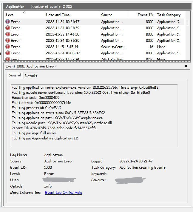 [Bug report] explorer.exe keeps crashing at windows 11 · Issue 476 · dremin/RetroBar · GitHub