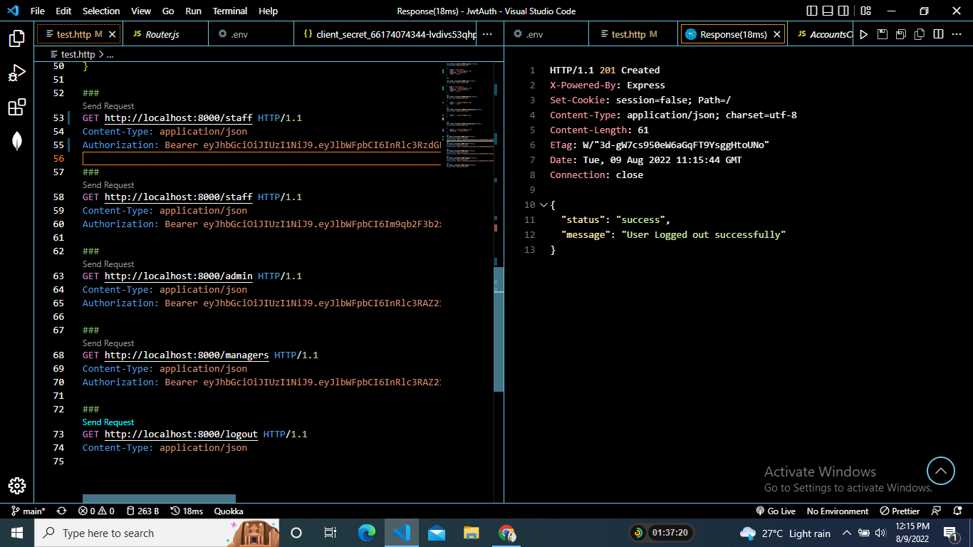 GitHub - Lydia02/JwtAuth: An authentication system to be accessible by ...