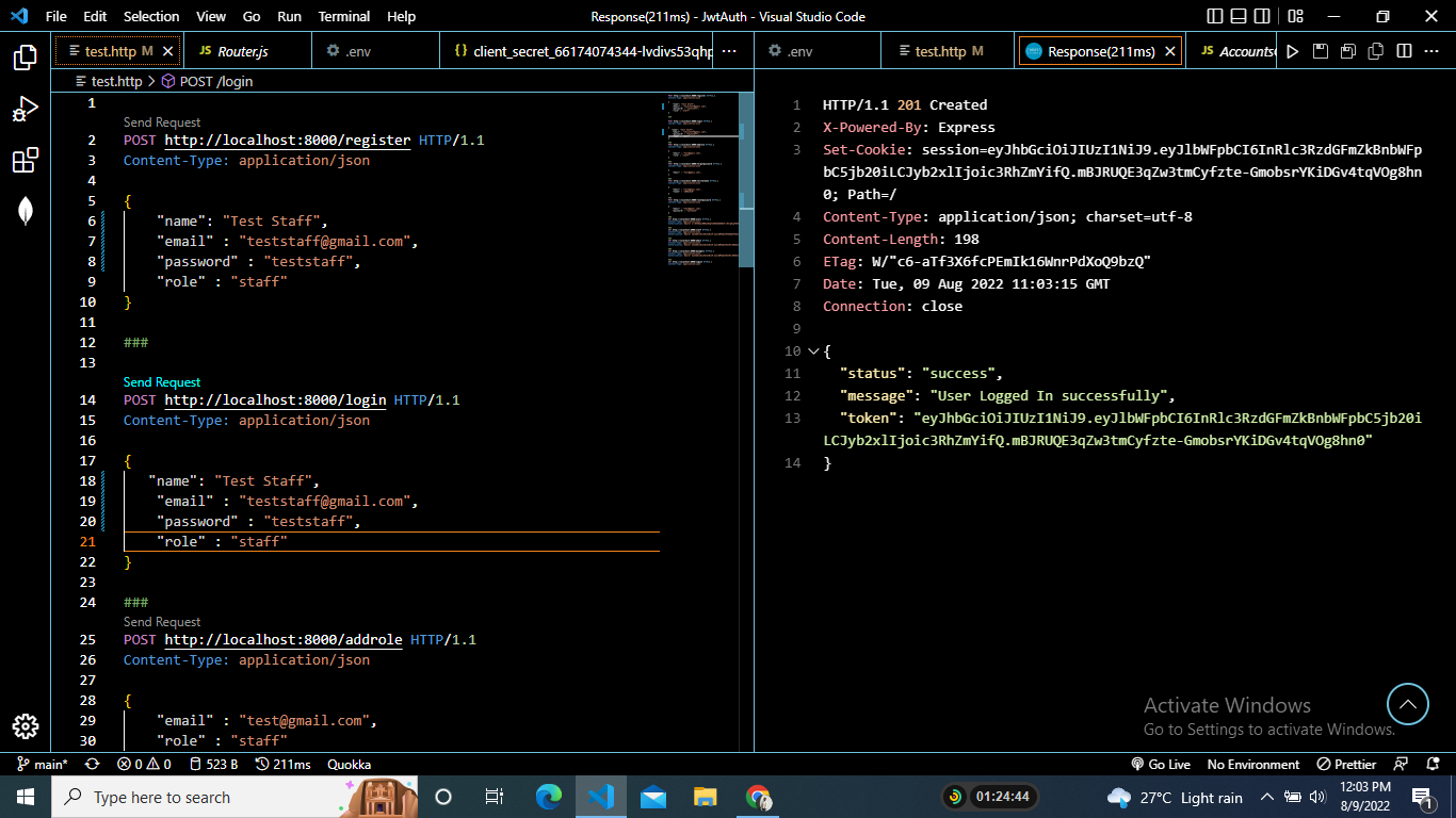 GitHub - Lydia02/JwtAuth: An authentication system to be accessible by ...