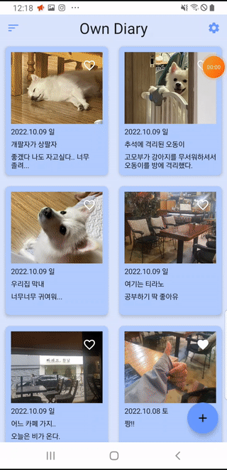 GitHub - sujin22/OwnDiary: Your Own Diary App