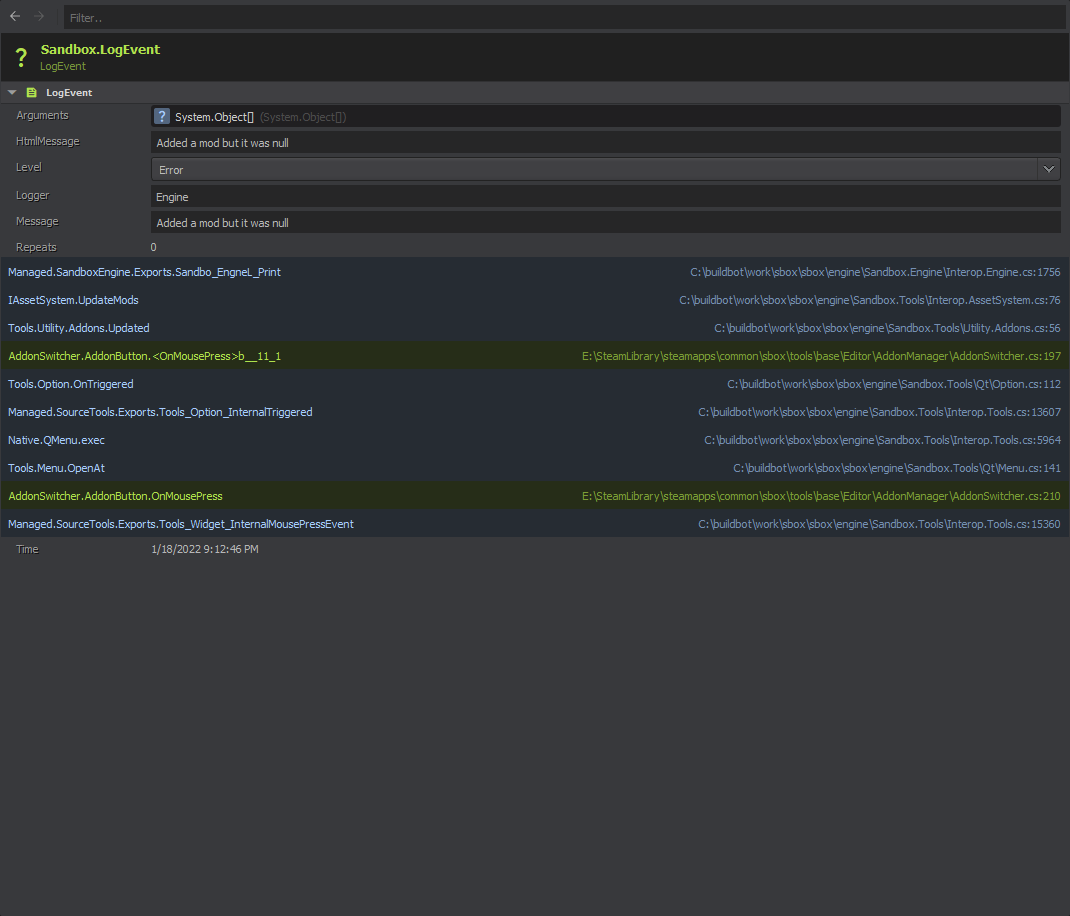 Enabling a Addon does not load Assets if it was Disabled on Startup ...