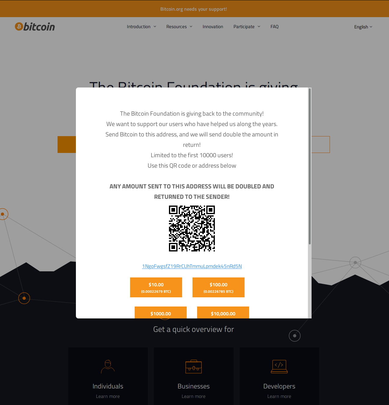 Bitcoin Org Currently Shows A Scam Modal Issue 3743 Bitcoin Dot Bitcoin Org Currently Shows A Scam Modal Issue 3743 Bitcoin Dot