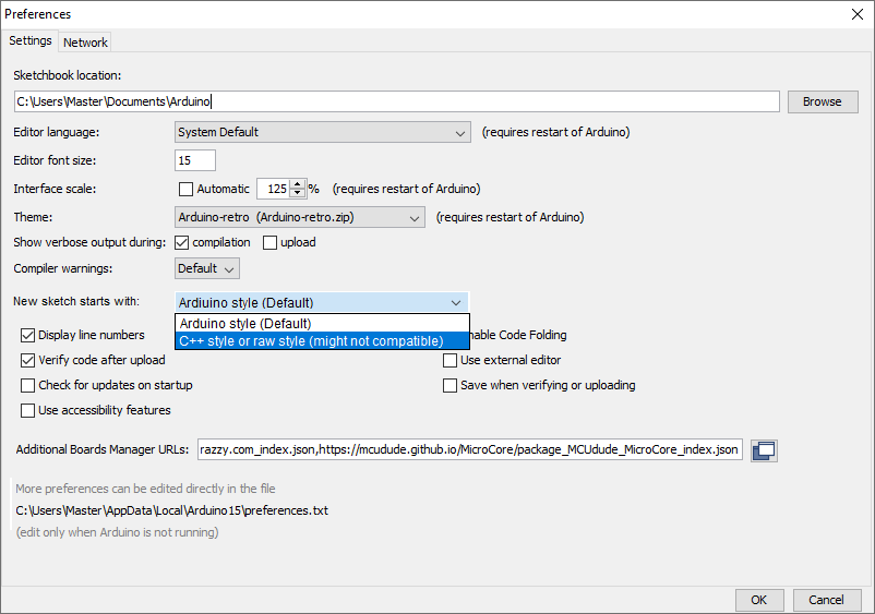 select coding-style · Issue #9248 · arduino/Arduino · GitHub