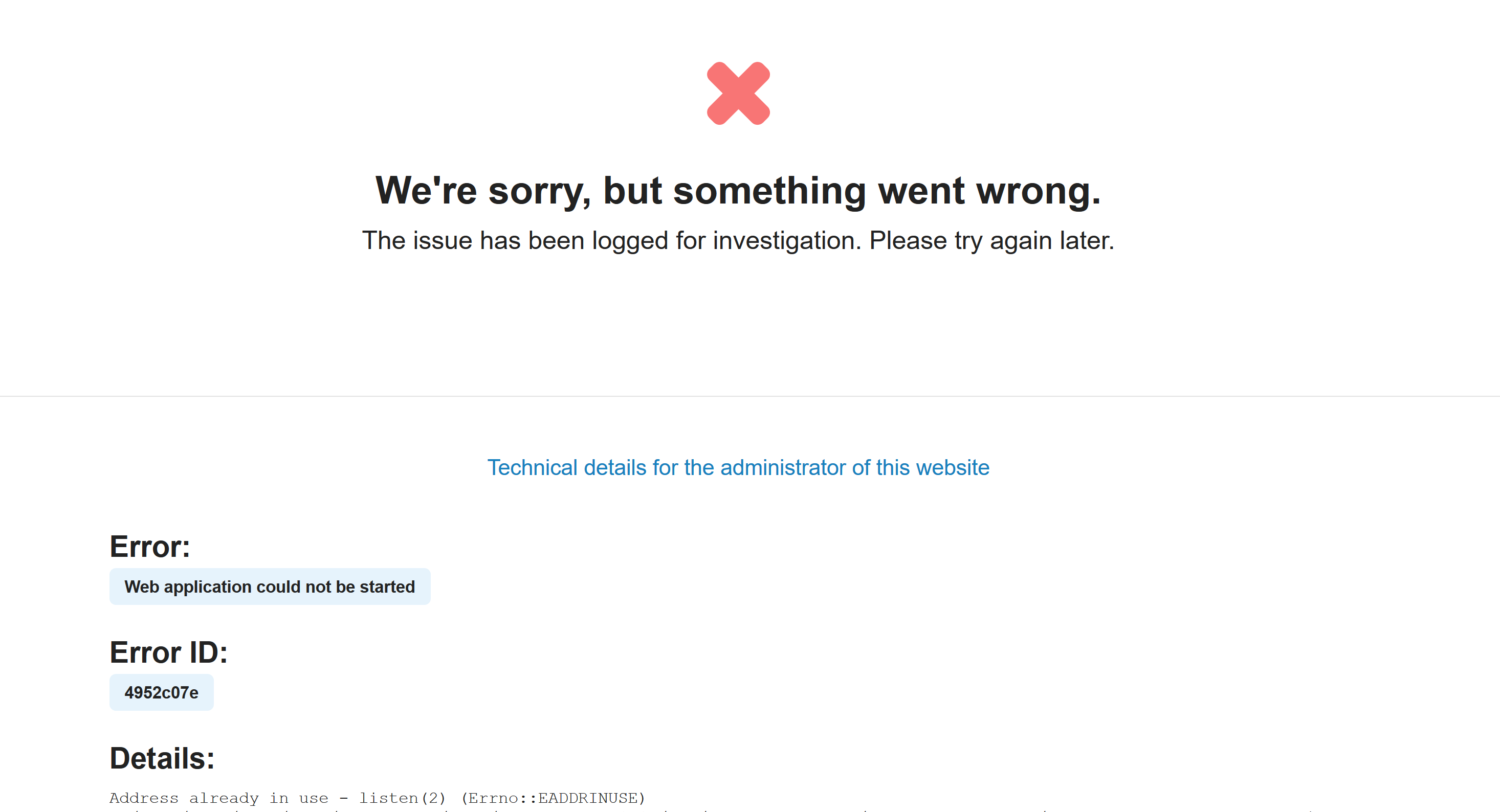 error