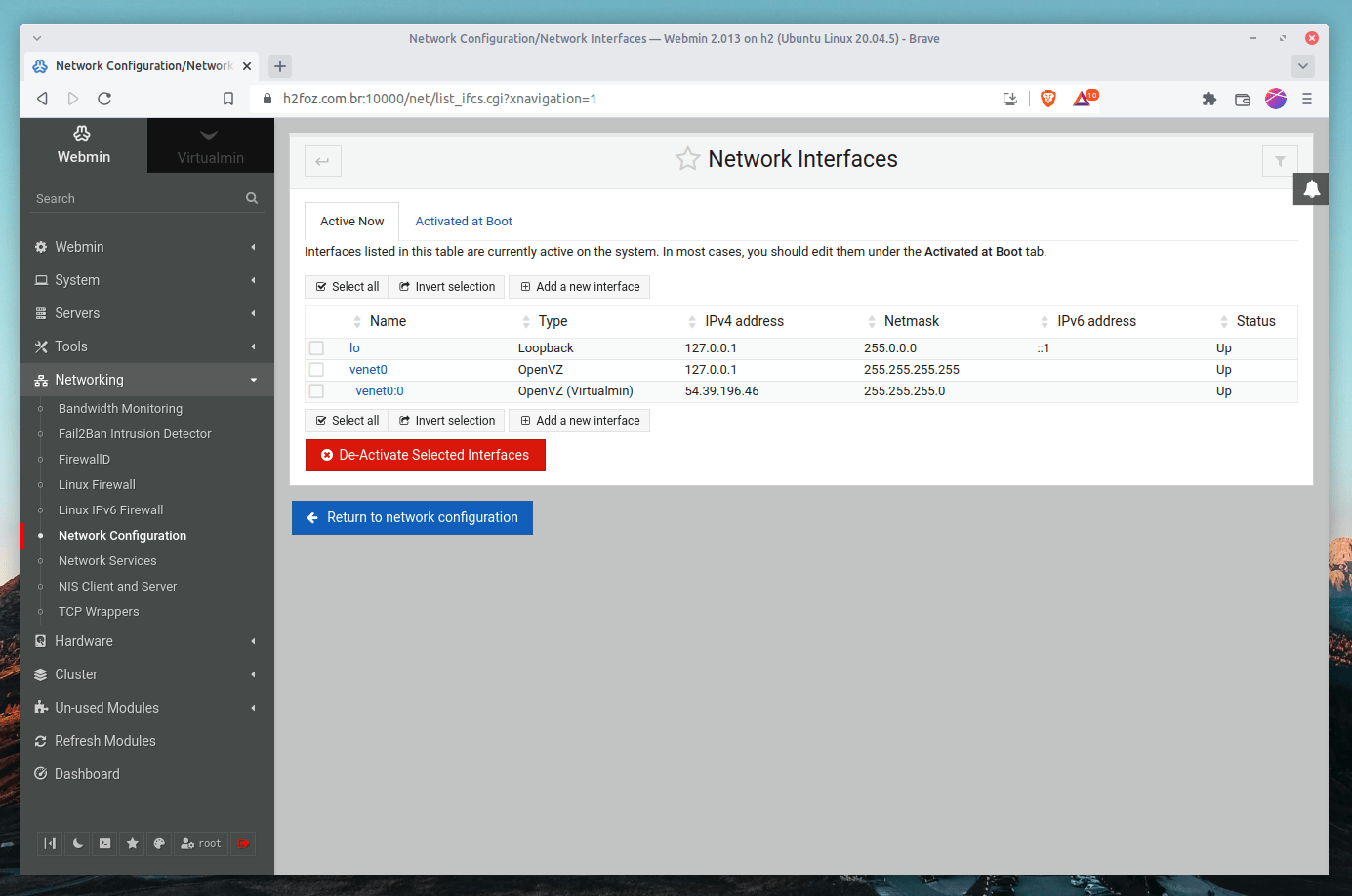 webmin-network-active