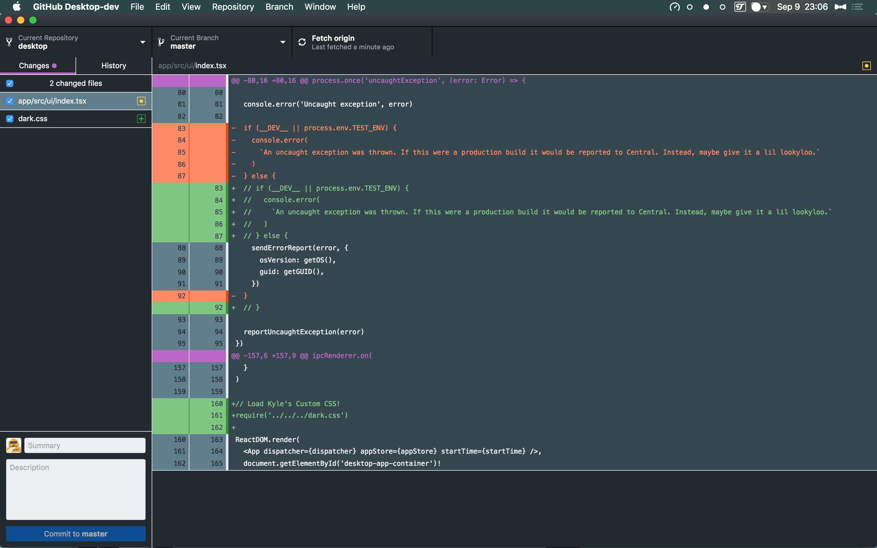 New Feature: Custom CSS · Issue #2609 · desktop/desktop · GitHub