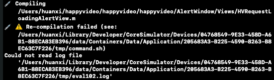 Re-compilation failed · Issue #358 · johnno1962/InjectionIII · GitHub