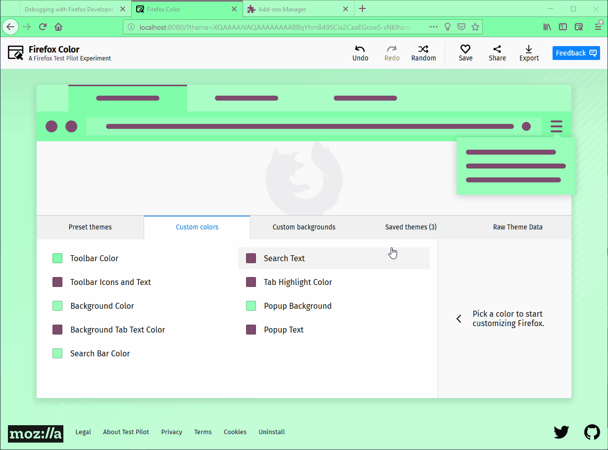 rec of the issue - preview panel enhancement