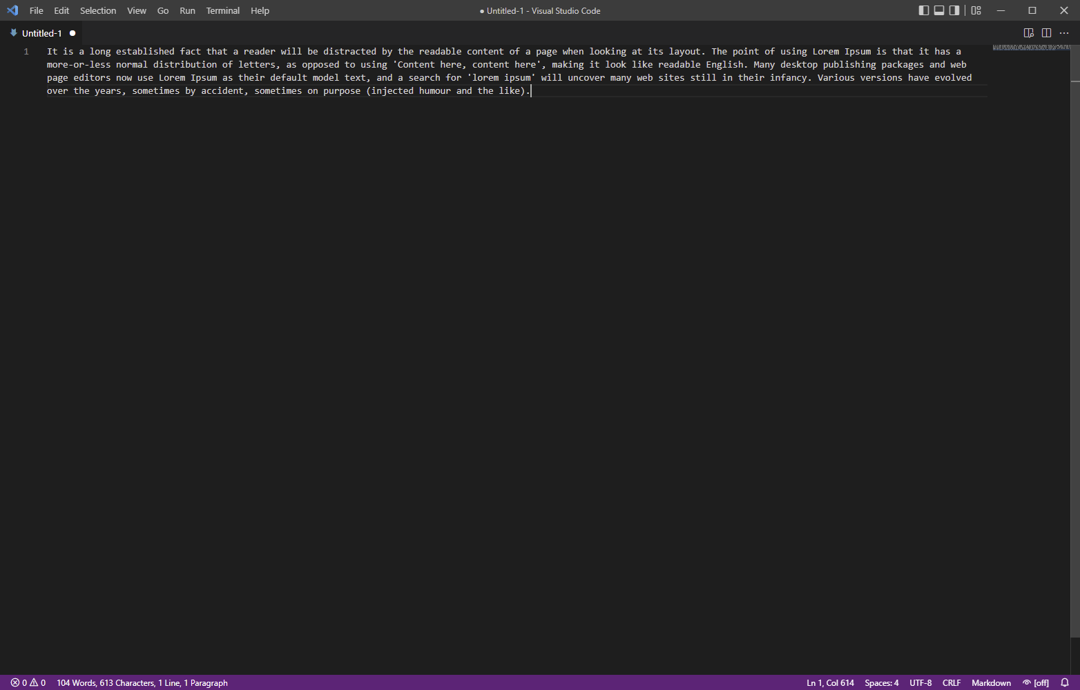 Plain text is incorrectly identified as Markdown · Issue #148991 ...