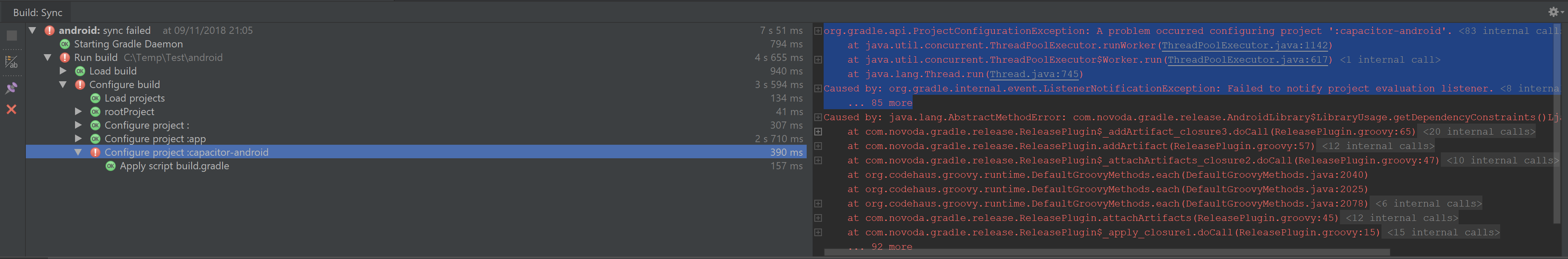 Can't figure out how to compile Android project · Issue #965 · ionic ...