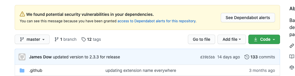 Fix security warnings · Issue #17 · carbon-design-system/devtools · GitHub