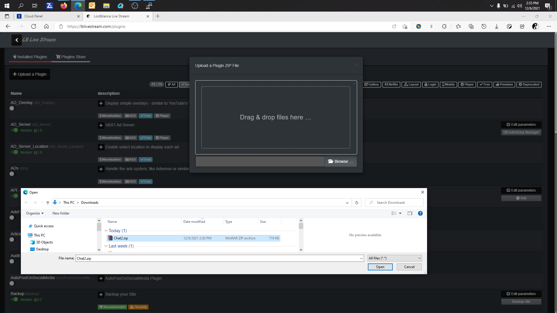 Chat 8.5 not working after last update · Issue #6054 · WWBN/AVideo · GitHub
