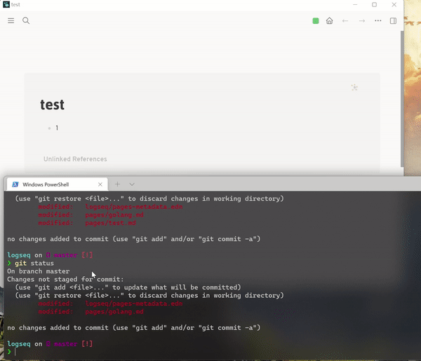 Commit command does not work · Issue #2963 · logseq/logseq · GitHub