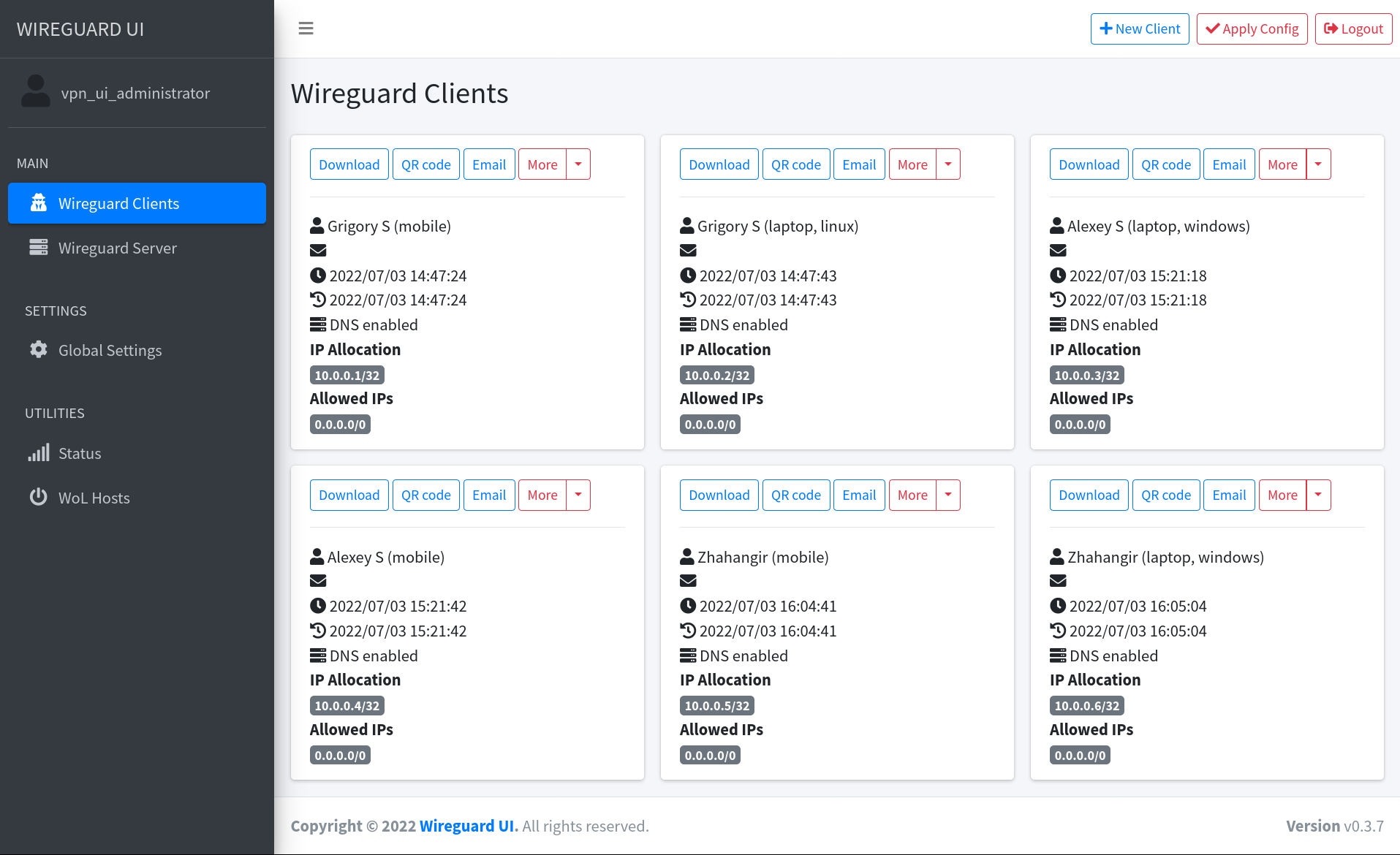 How to exclude certain websites from wireguard vpn - Installing