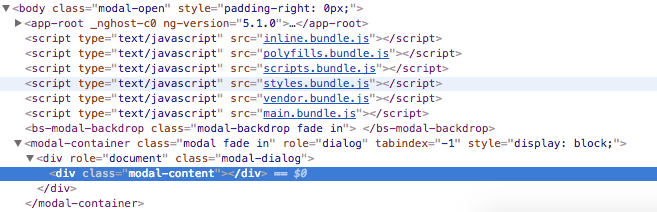 The modal is not loading the content · Issue #3241 · valor-software/ngx ...