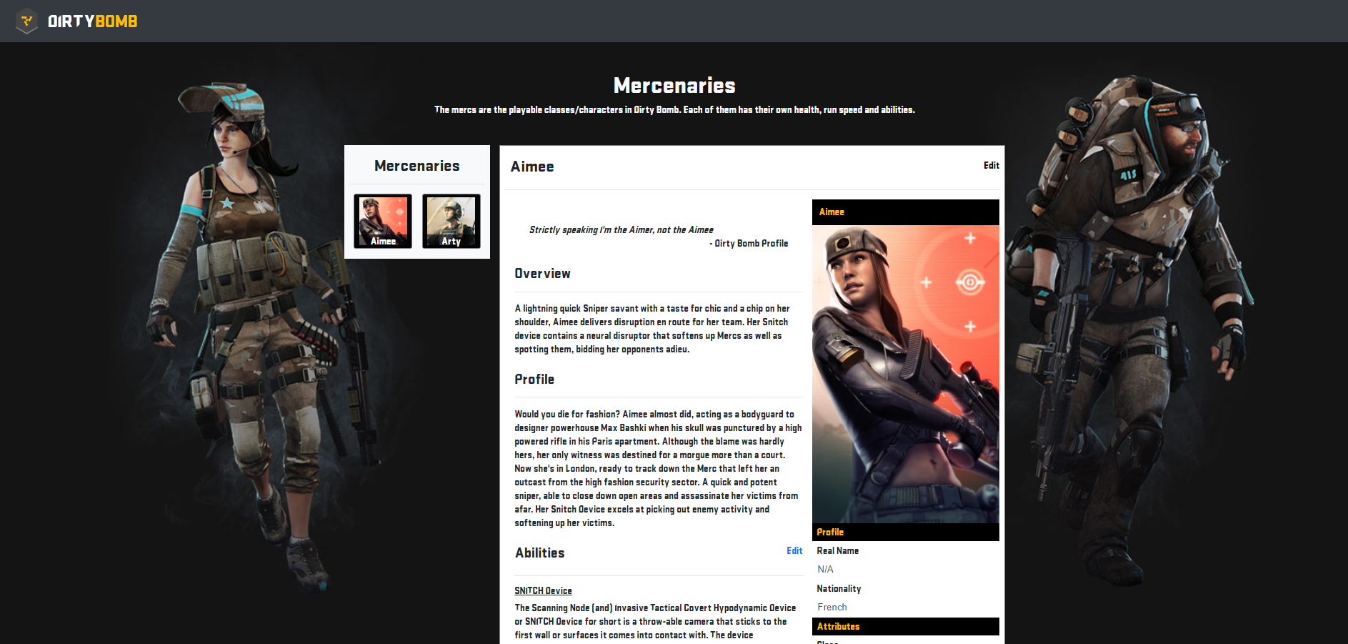 GitHub frgt10cs/dirtybombmercs
