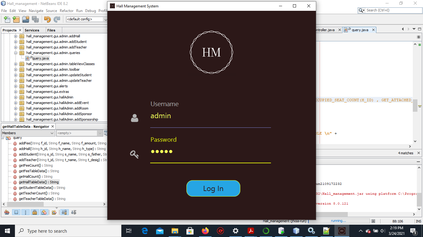 GitHub - bPapan/Residential-Hall-Management-System: A Java project for ...