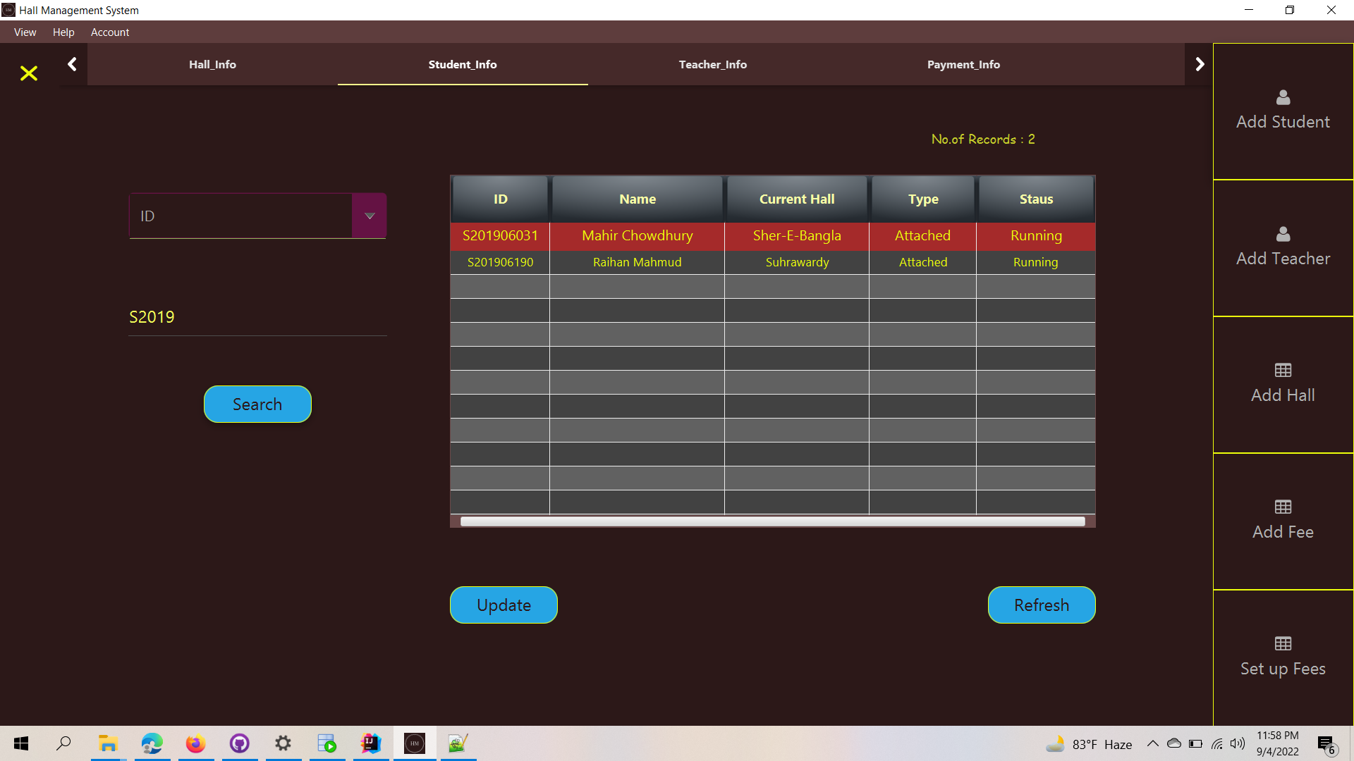 GitHub - bPapan/Residential-Hall-Management-System: A Java project for ...