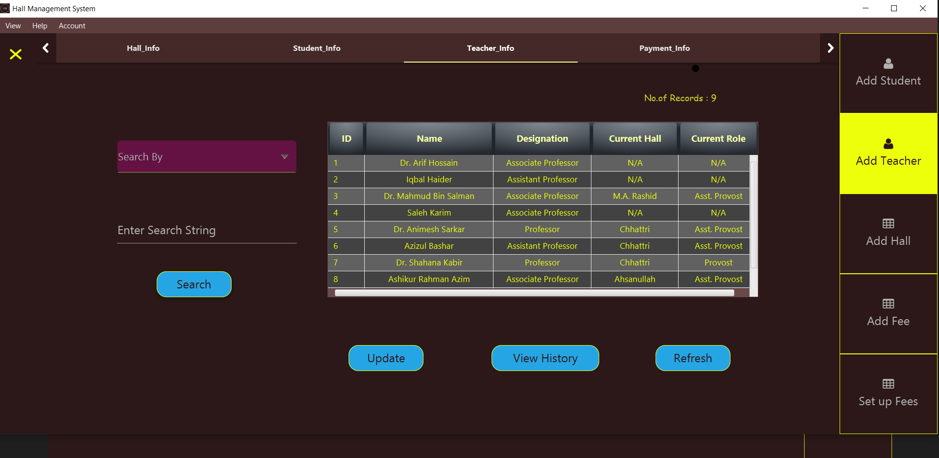 GitHub - bPapan/Residential-Hall-Management-System: A Java project for ...