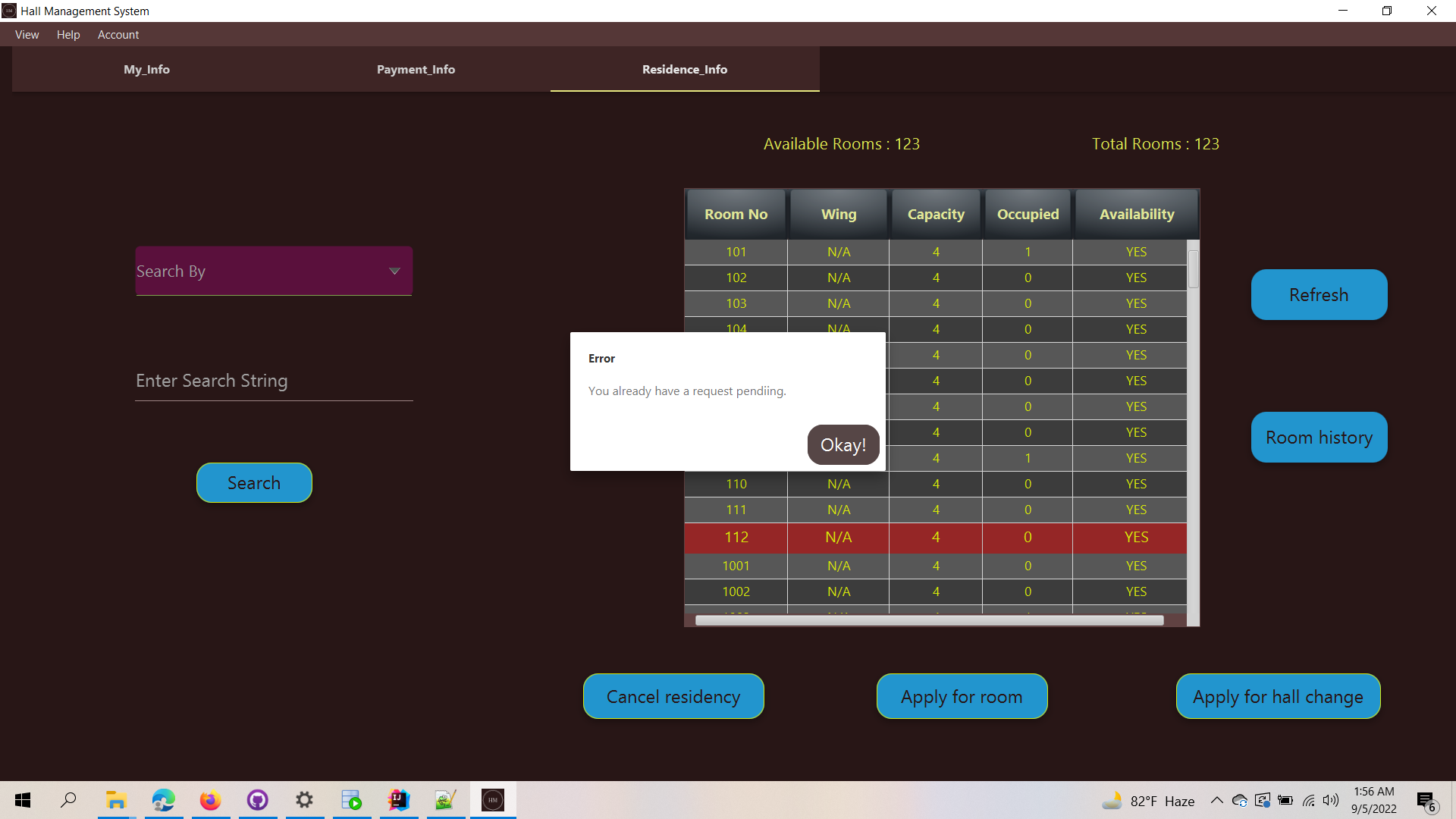 GitHub - bPapan/Residential-Hall-Management-System: A Java project for ...