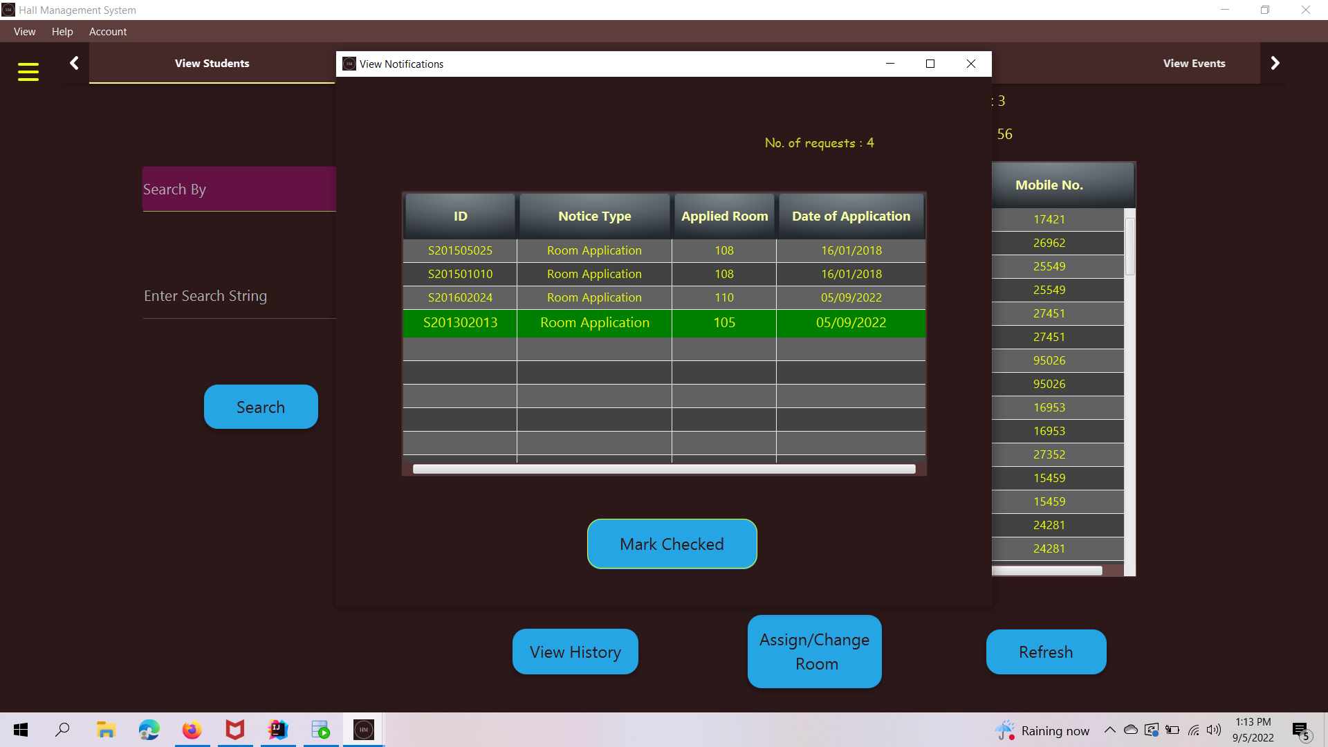GitHub - bPapan/Residential-Hall-Management-System: A Java project for ...
