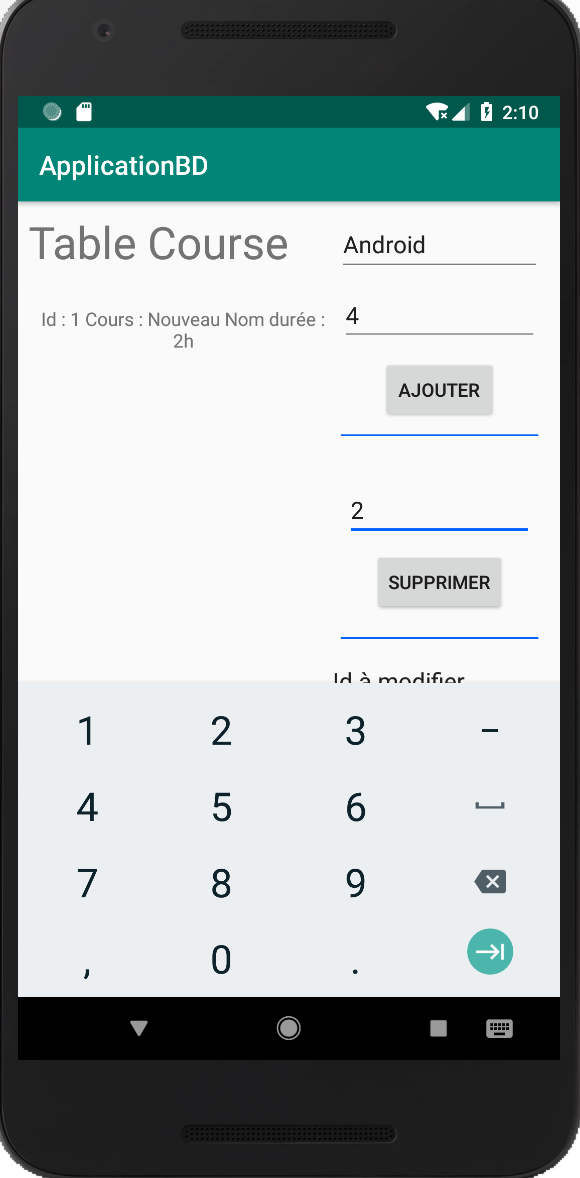 GitHub - CorentinROBERT/ApplicationBD: Projet de rendu en relation avec ...